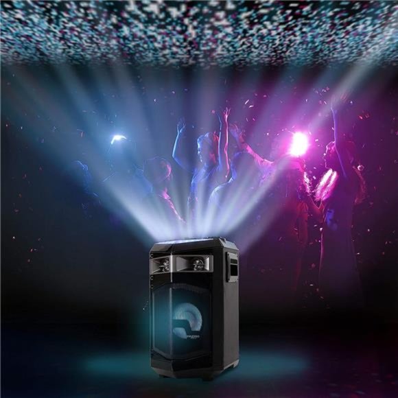 Portable PA Speaker Powered Rechargeable Outdoor Speaker Microphone Set with Mic - Picture 2 of 7